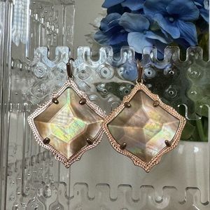Kendra Scott Kristen Earrings in Tiger Eye